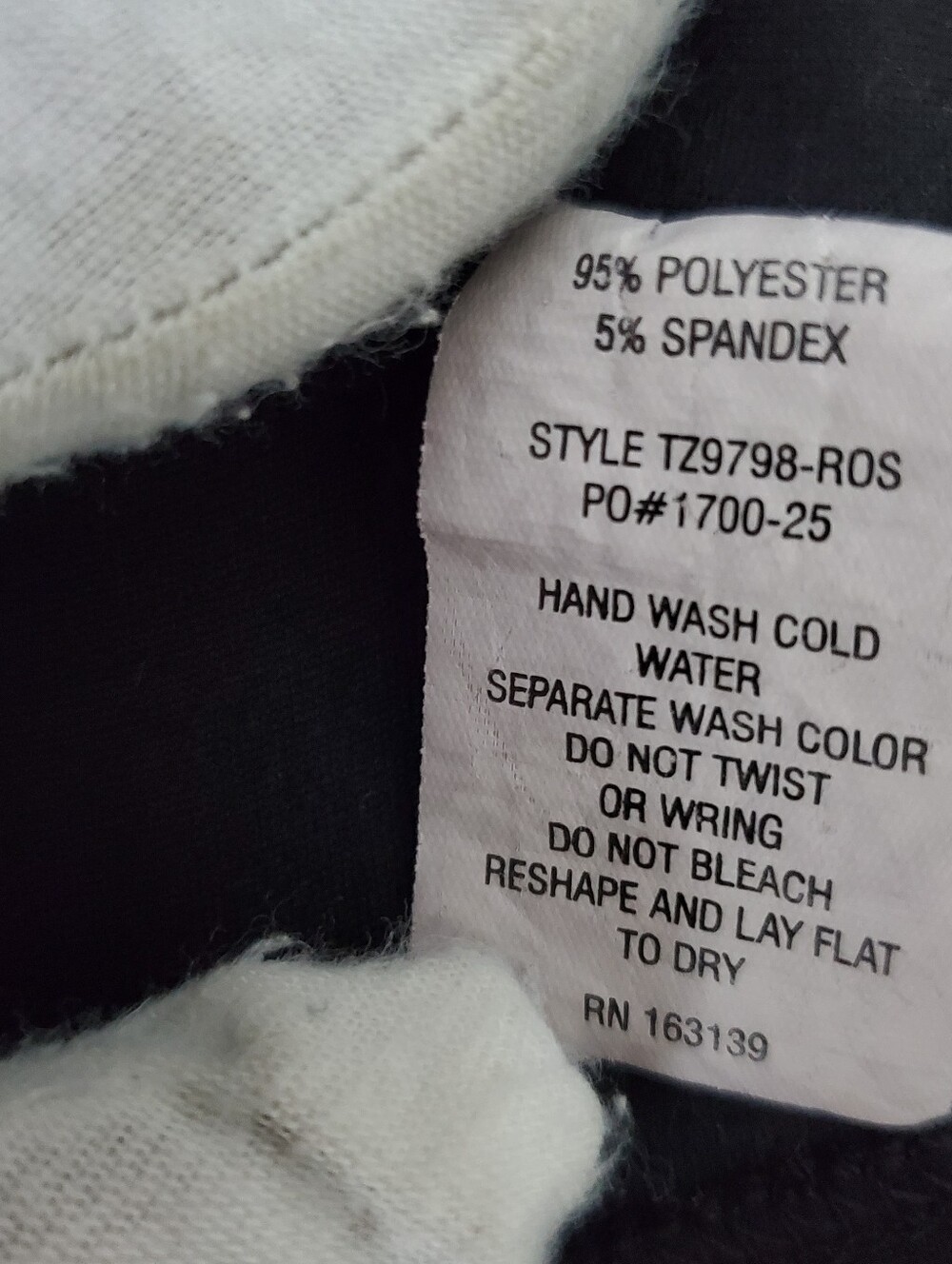 Frankee & Skylarr Womens M Black Stretch Fitted Long Sleeve Tee Goth Minimalist - Picture 10 of 13